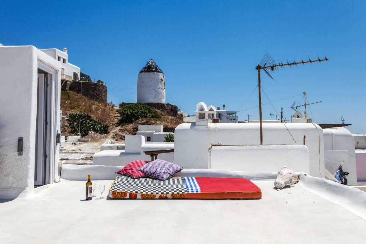 Eclectic & Artistic House In Mykonos Town Villa Luaran gambar